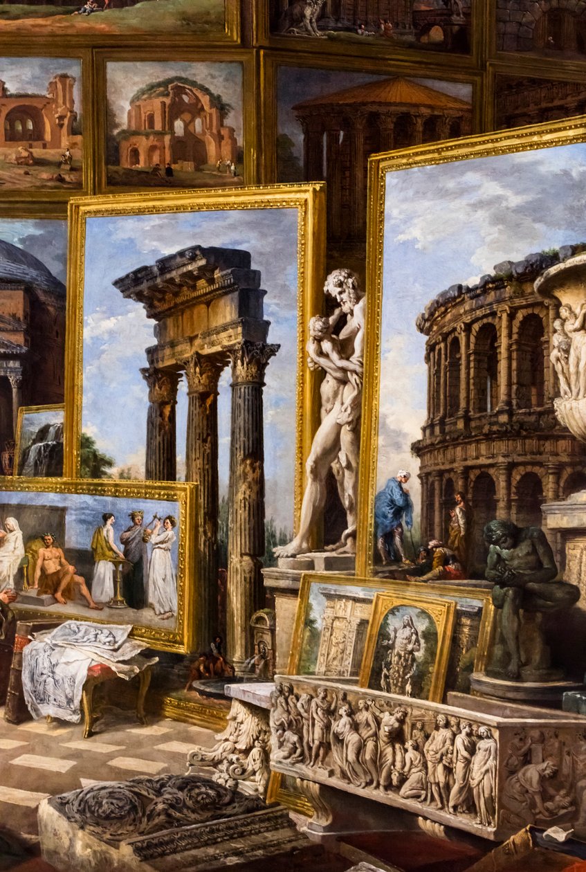 Roma Antica, circa 1754/57 (Oil on canvas) da Giuseppe & Salvi Nicola (1697-1751) Pannini