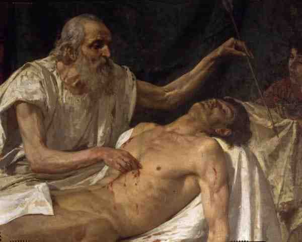 San Sebastiano (dettaglio) da Giuseppe Sciuti