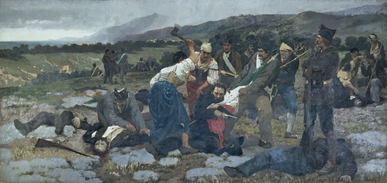 La Morte di Carlo Pisacane da Giuseppe Sciuti