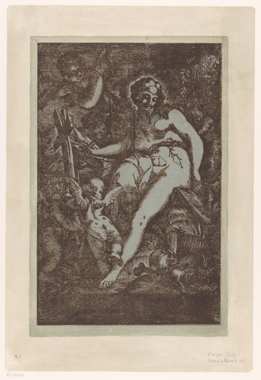 Maria Maddalena nel deserto da Giuseppe Scolari (circle of)