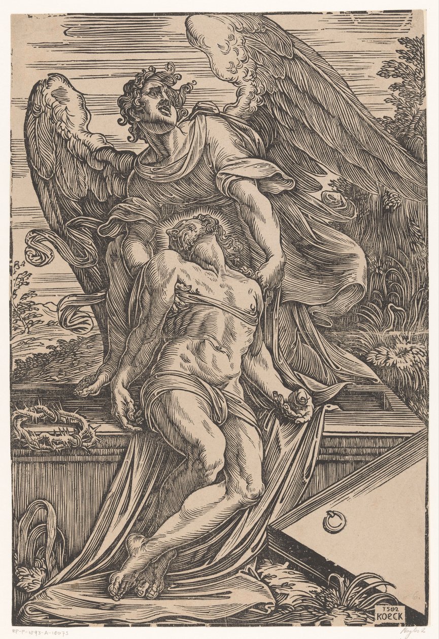 Angelo con il corpo di Cristo da Giuseppe Scolari