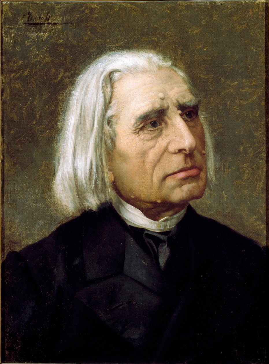 Ritratto del compositore e pianista ungherese Franz Liszt (1811-1886) dipinto da Giuseppe Tivoli (1854-1925) Bologna, Civico Museo Bibliografico Musicale da Giuseppe Tivoli