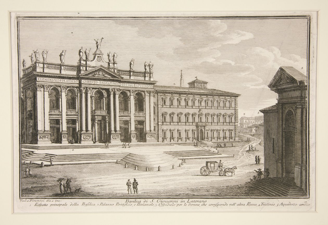 Basilica di San Giovanni in Laterano da Giuseppe Vasi