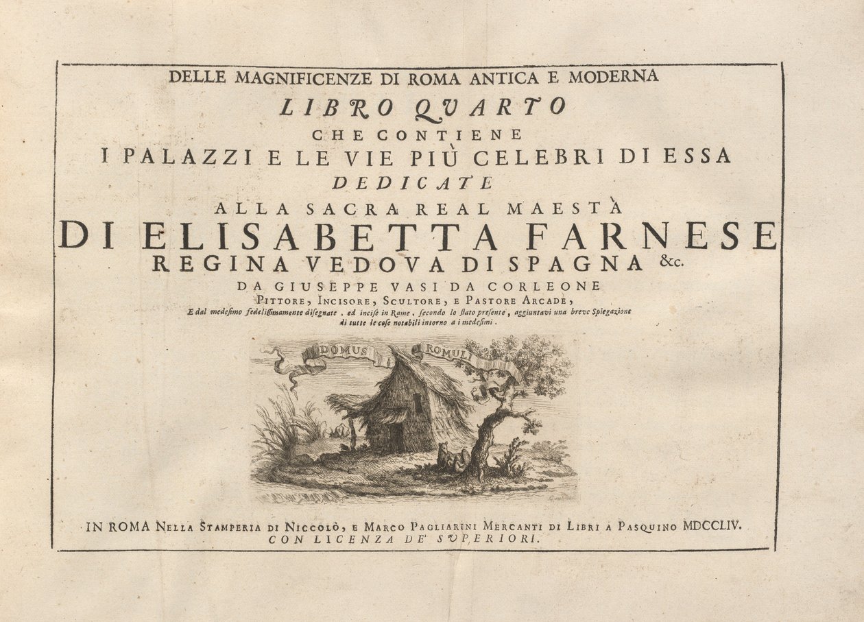Delle Magnificenze di Roma Antica e Moderna (vol. 2) da Giuseppe Vasi