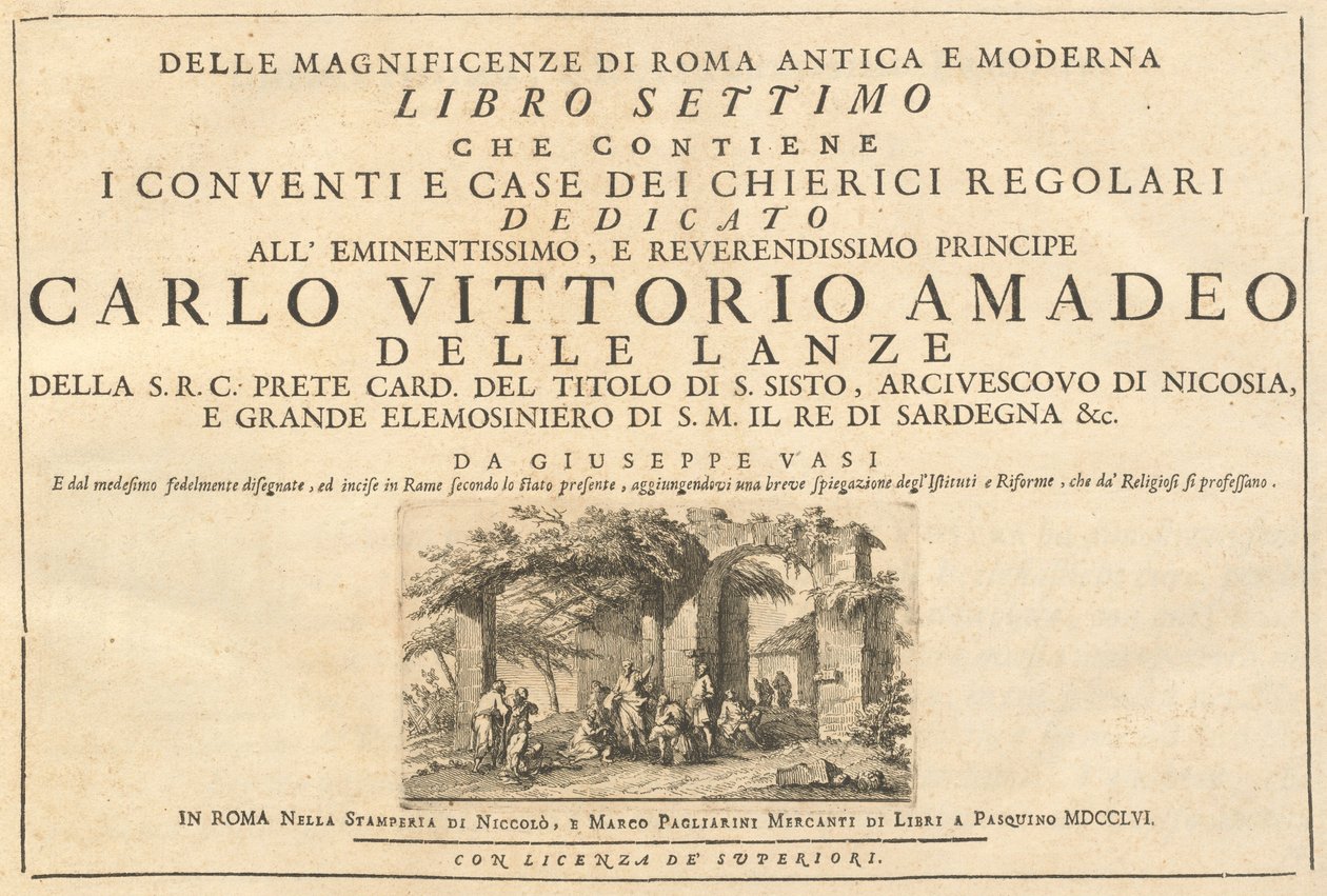 Delle Magnificenze di Roma Antica e Moderna (vol. 3) da Giuseppe Vasi