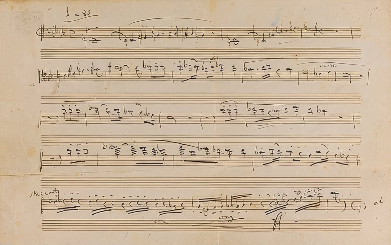 Manoscritto: Opera Otello da Giuseppe Verdi