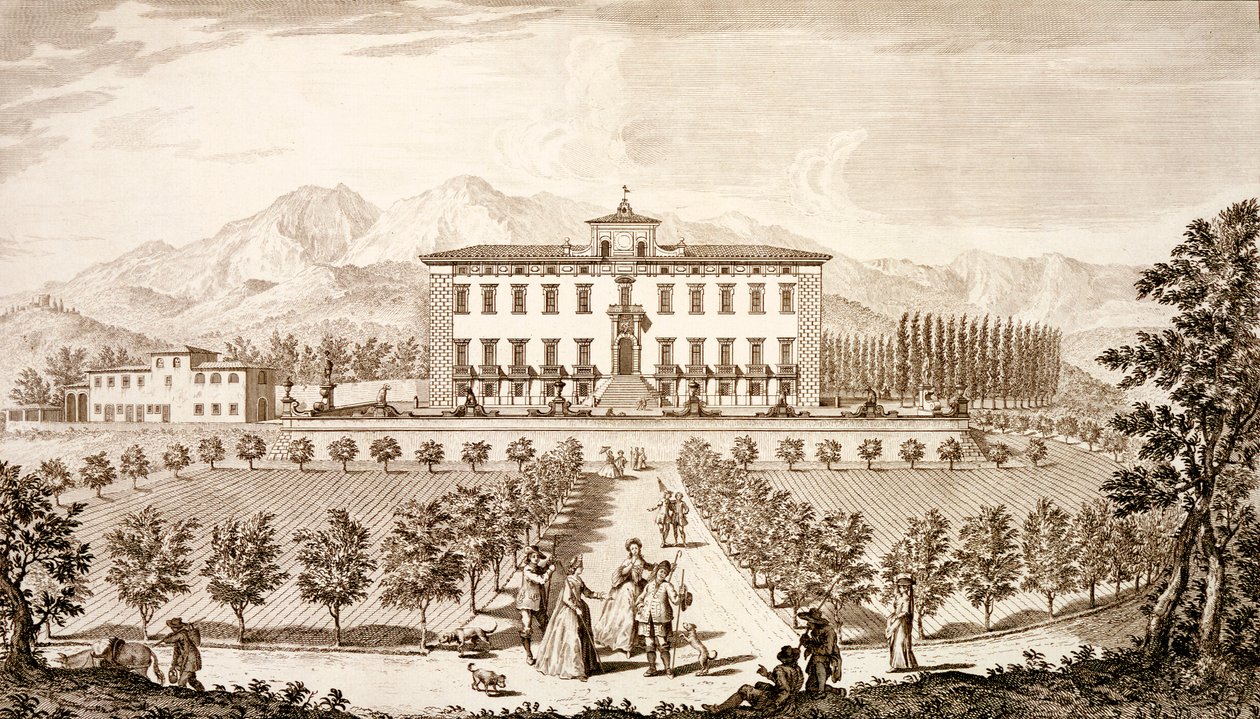 Vista della Villa del Barone, da 