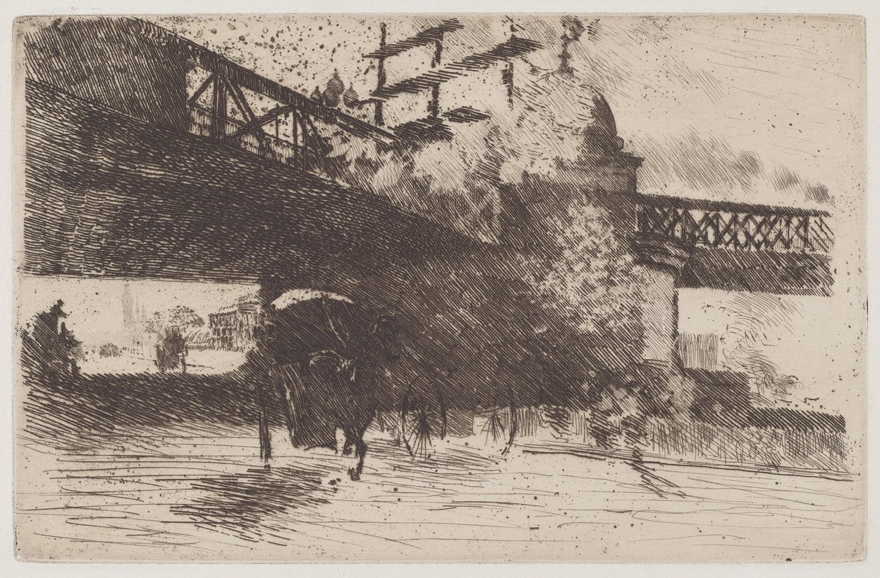 Veduta presa a Londra da Giuseppe de Nittis