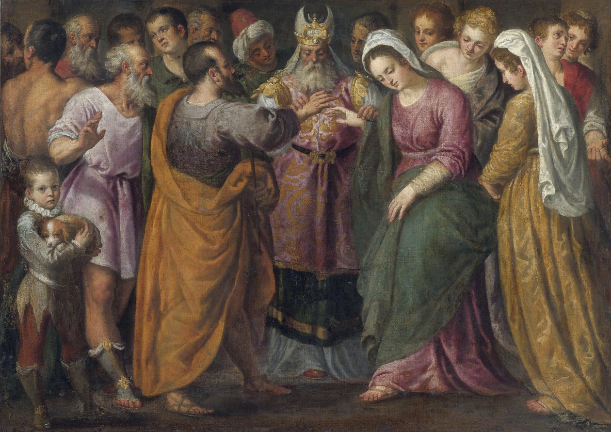 Il matrimonio di Maria e Giuseppe da Giuseppe della Porta Salviati