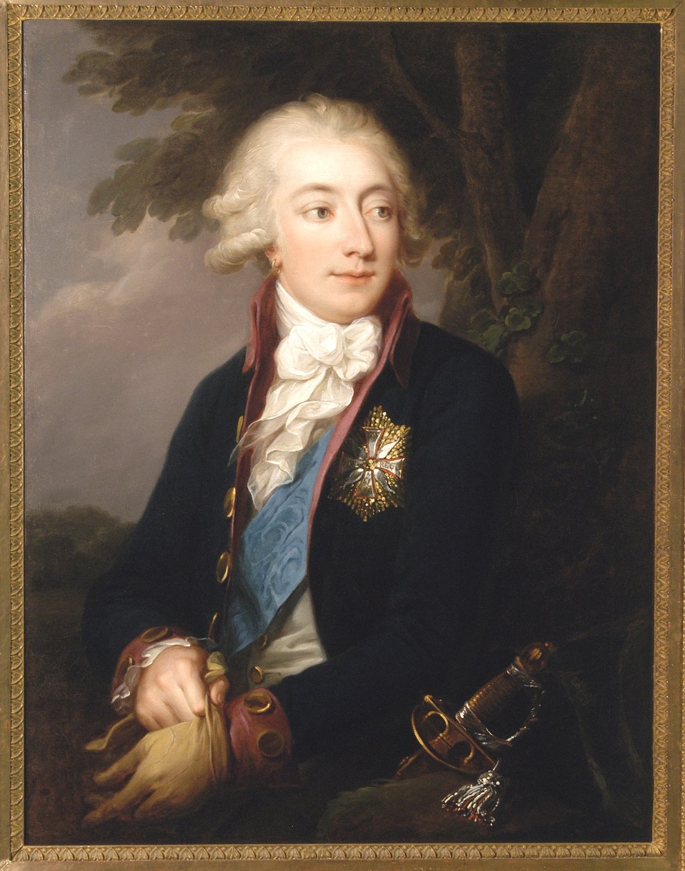 Conte Antoni Jozef Lanckoronski, c.1791 da Giuseppe or Josef Grassi