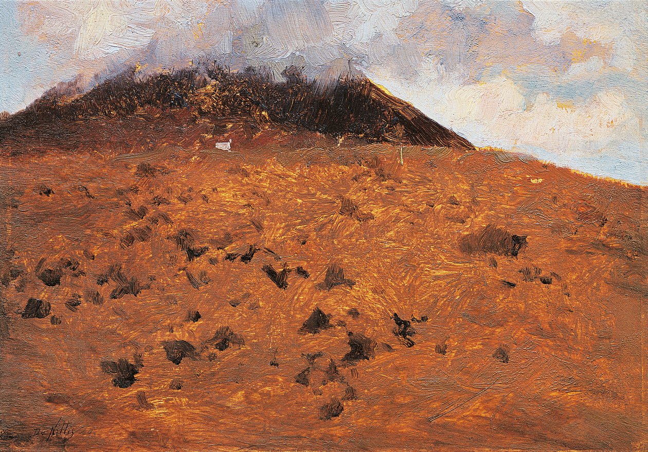 Sulle pendici del Vesuvio da Giuseppe or Joseph de Nittis