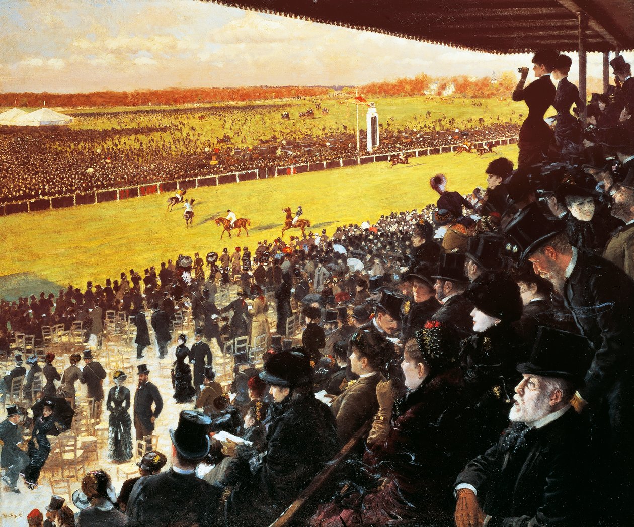 Corse a Longchamps da Giuseppe or Joseph de Nittis