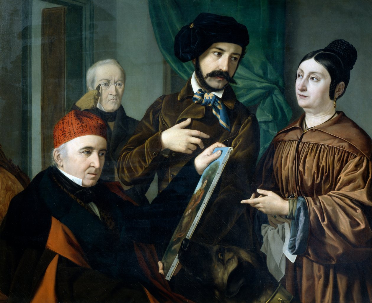 Nello studio del pittore di Giustiniano degli Avancini (1807-1843) da Giustiniano Degli Avancini
