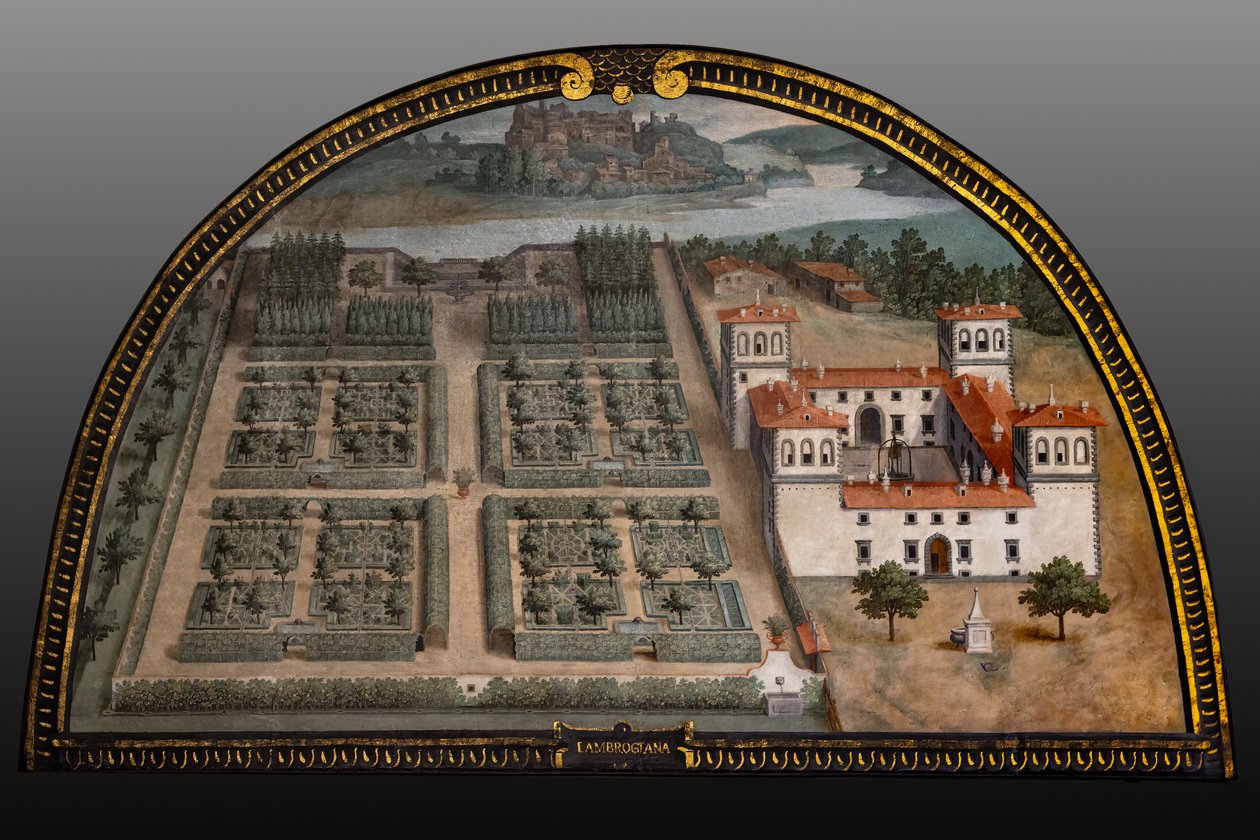 the Medici villa L’ambrogiana da Giusto Utens