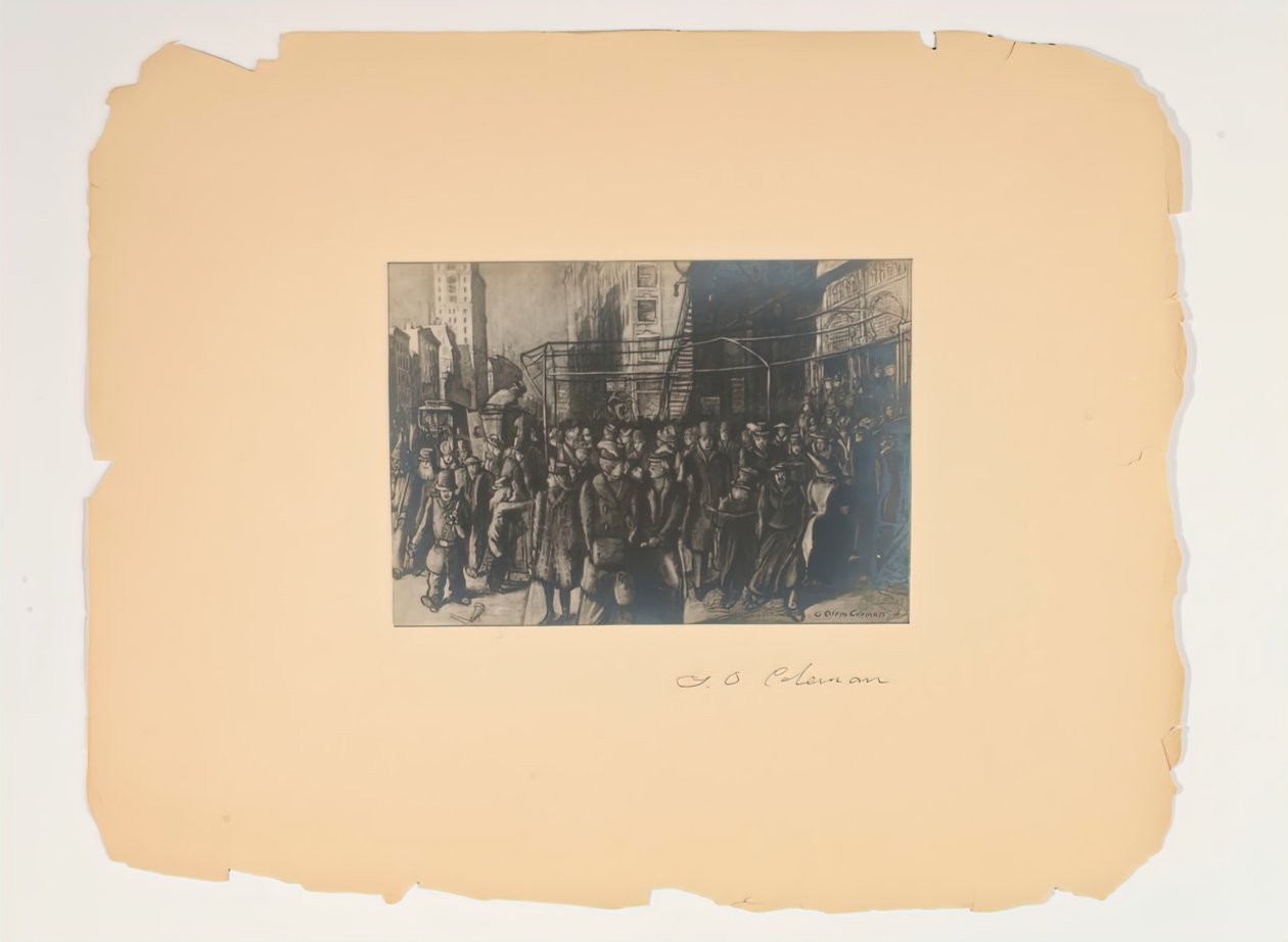 Scene della vita del popolo, Portfolio senza titolo da Glenn O Coleman