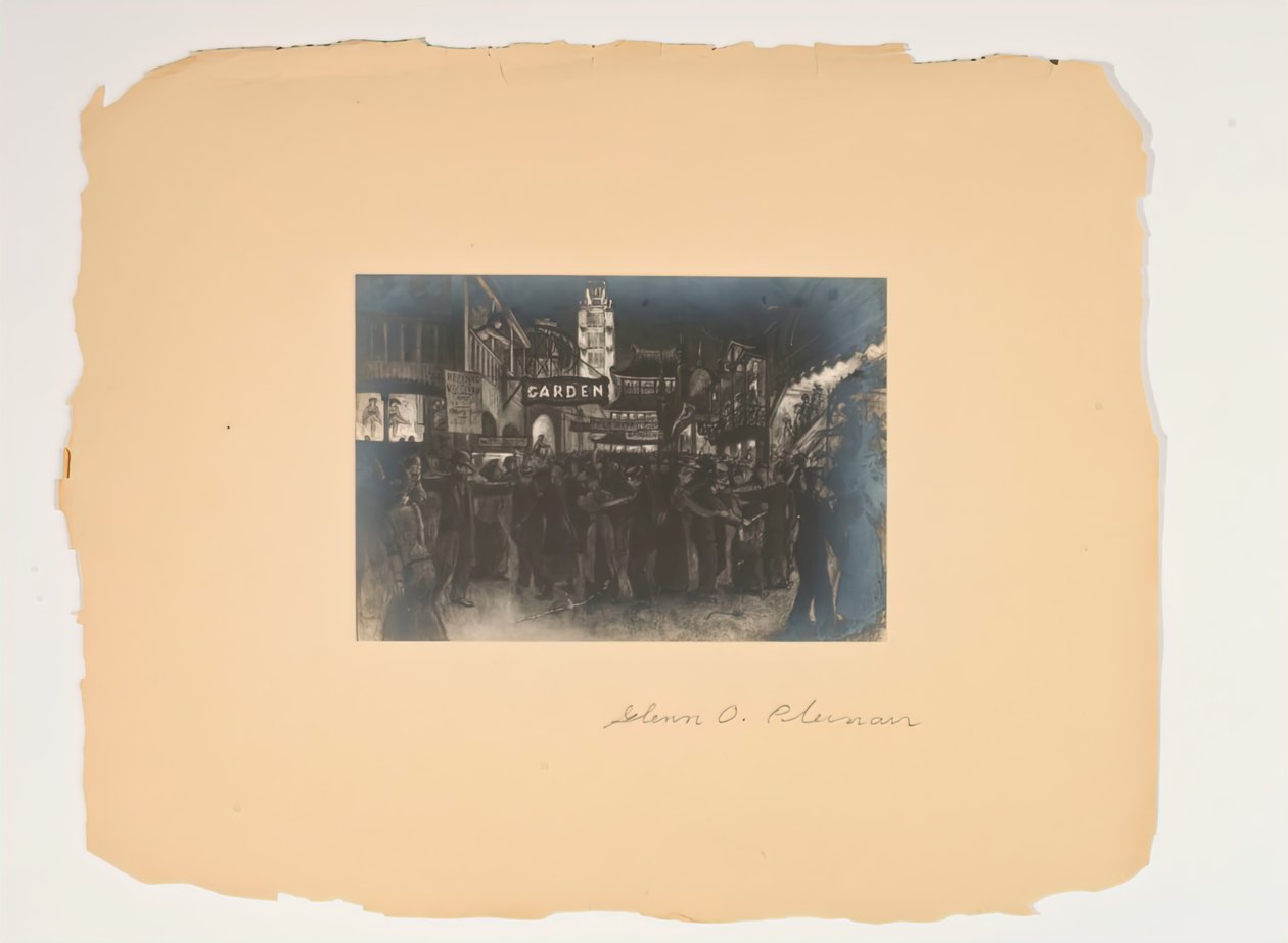 Scene della vita del popolo, Portfolio senza titolo, c. 1905-1906 da Glenn O Coleman