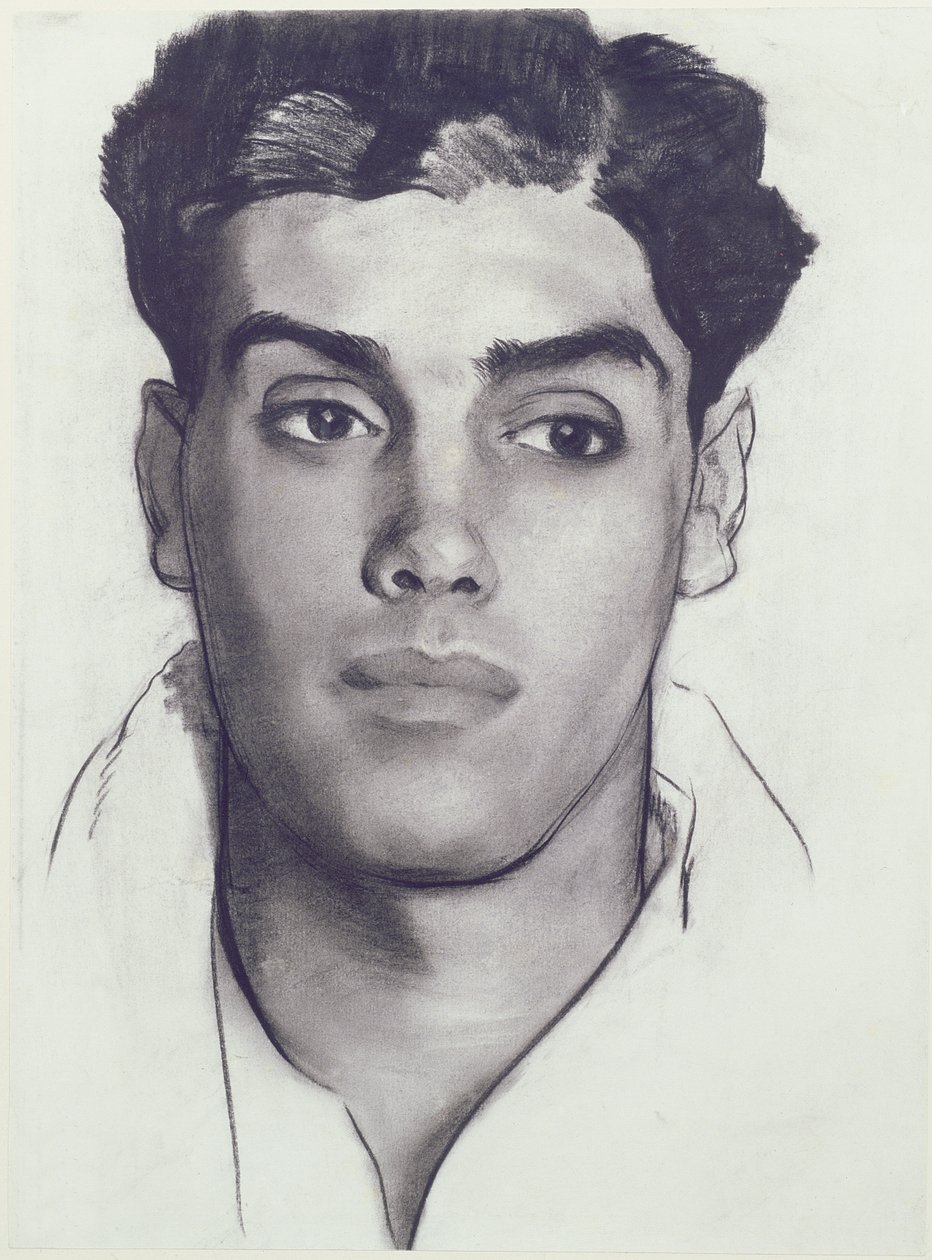 Testa di un giovane uomo da Glyn Warren Philpot
