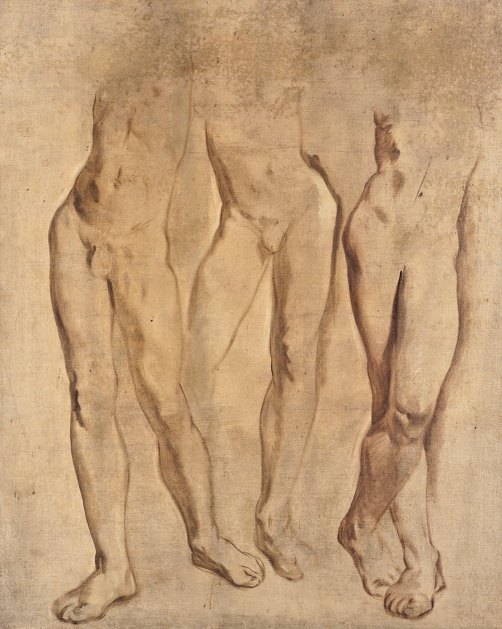 Tre studi di un nudo maschile, c. 1923-24 da Glyn Warren Philpot