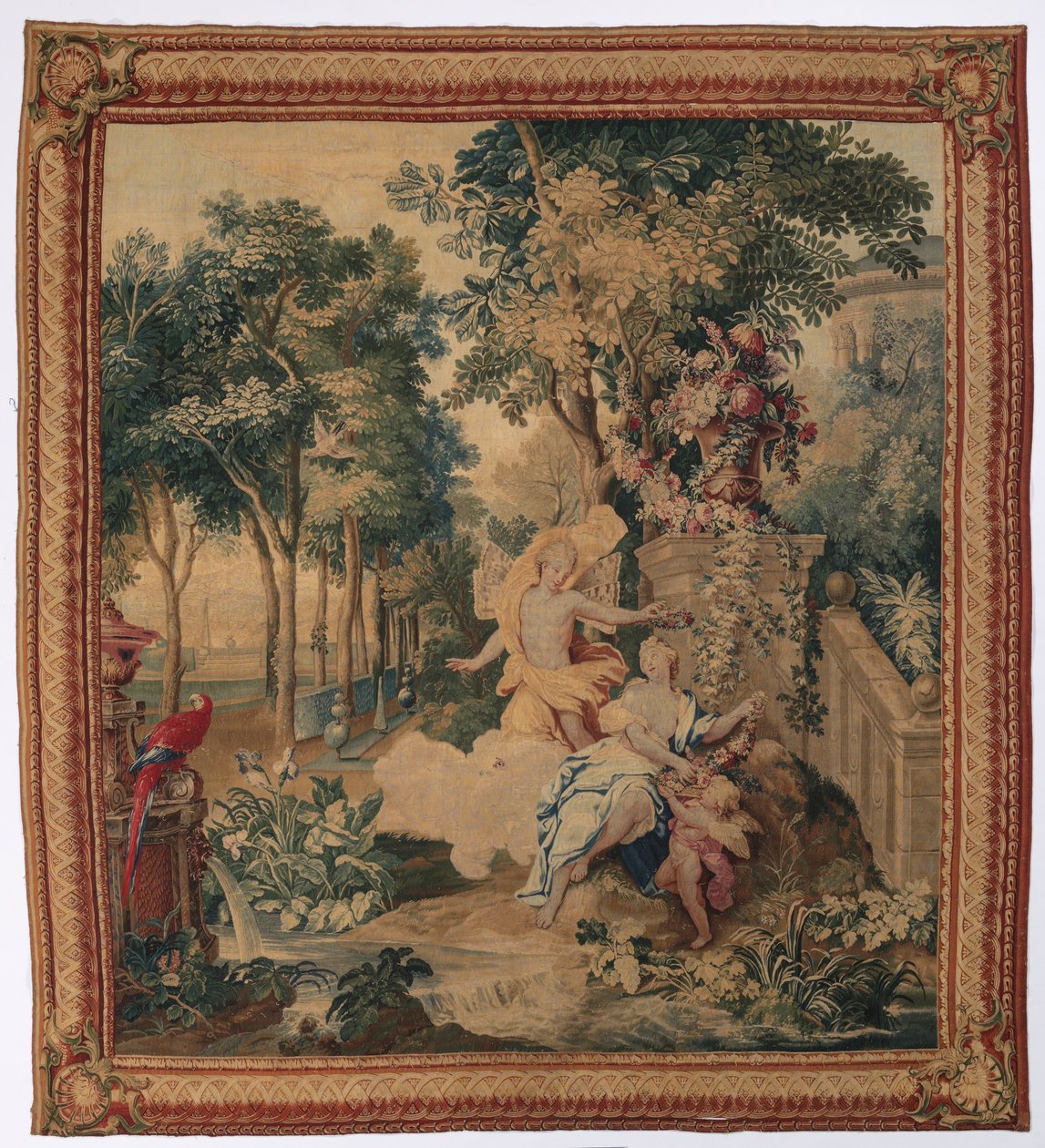 Flora e Zefiro dal Set delle Metamorfosi di Ovidio, 1704-1731 da Gobelins