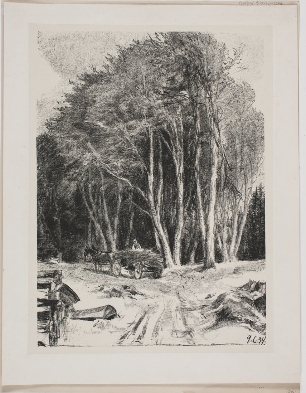 Taglio del bosco da Godfred Christensen