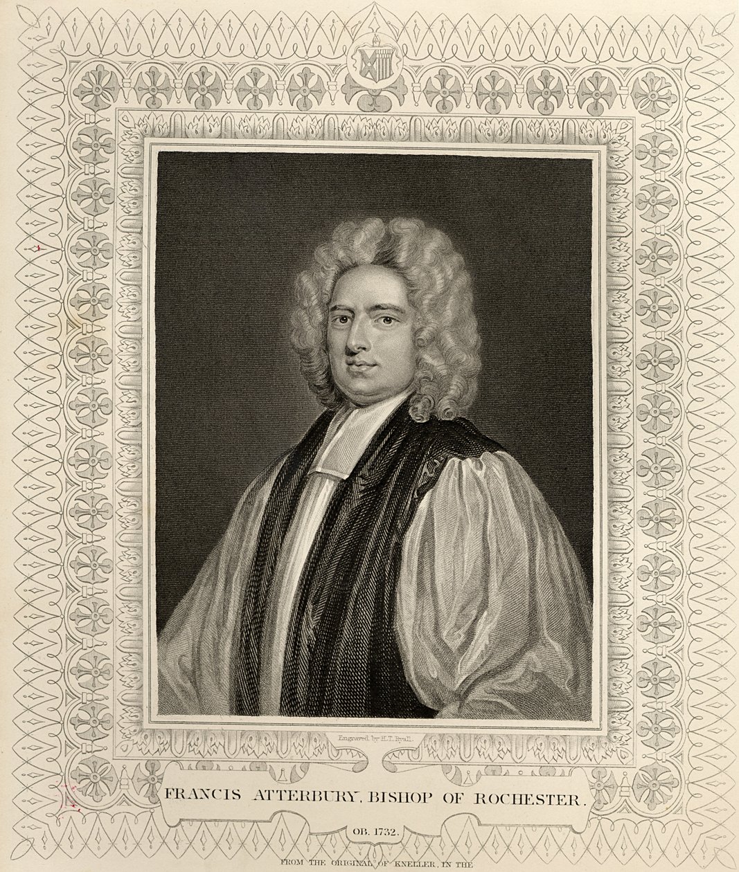 Francis Atterbury, Vescovo di Rochester da Godfrey Kneller