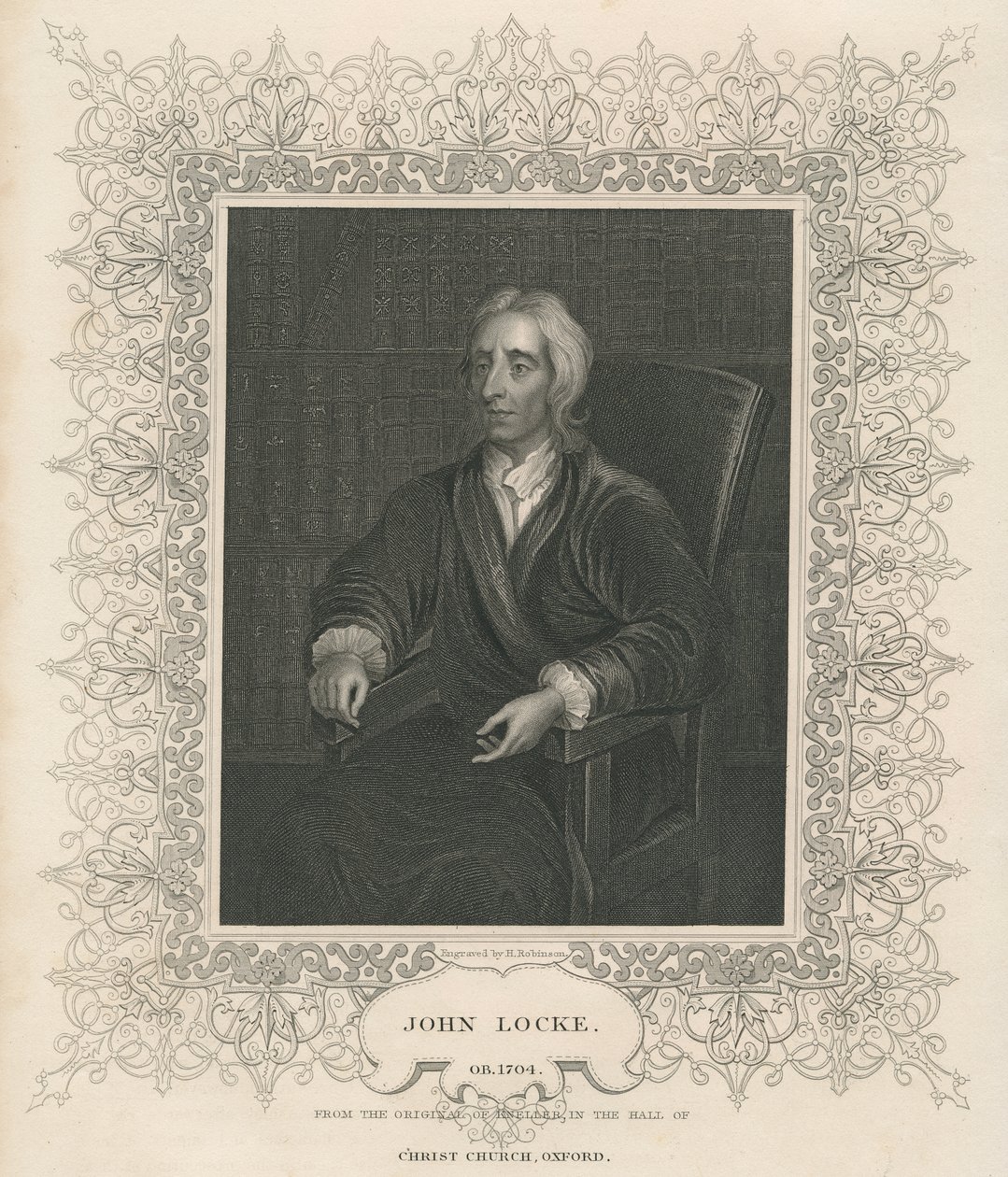 John Locke (1632-1704) da Godfrey Kneller