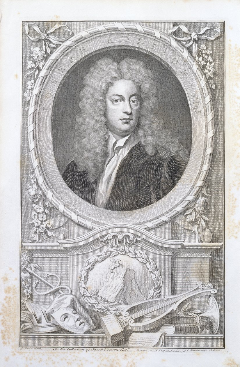 Joseph Addison, 1748 da Godfrey Kneller