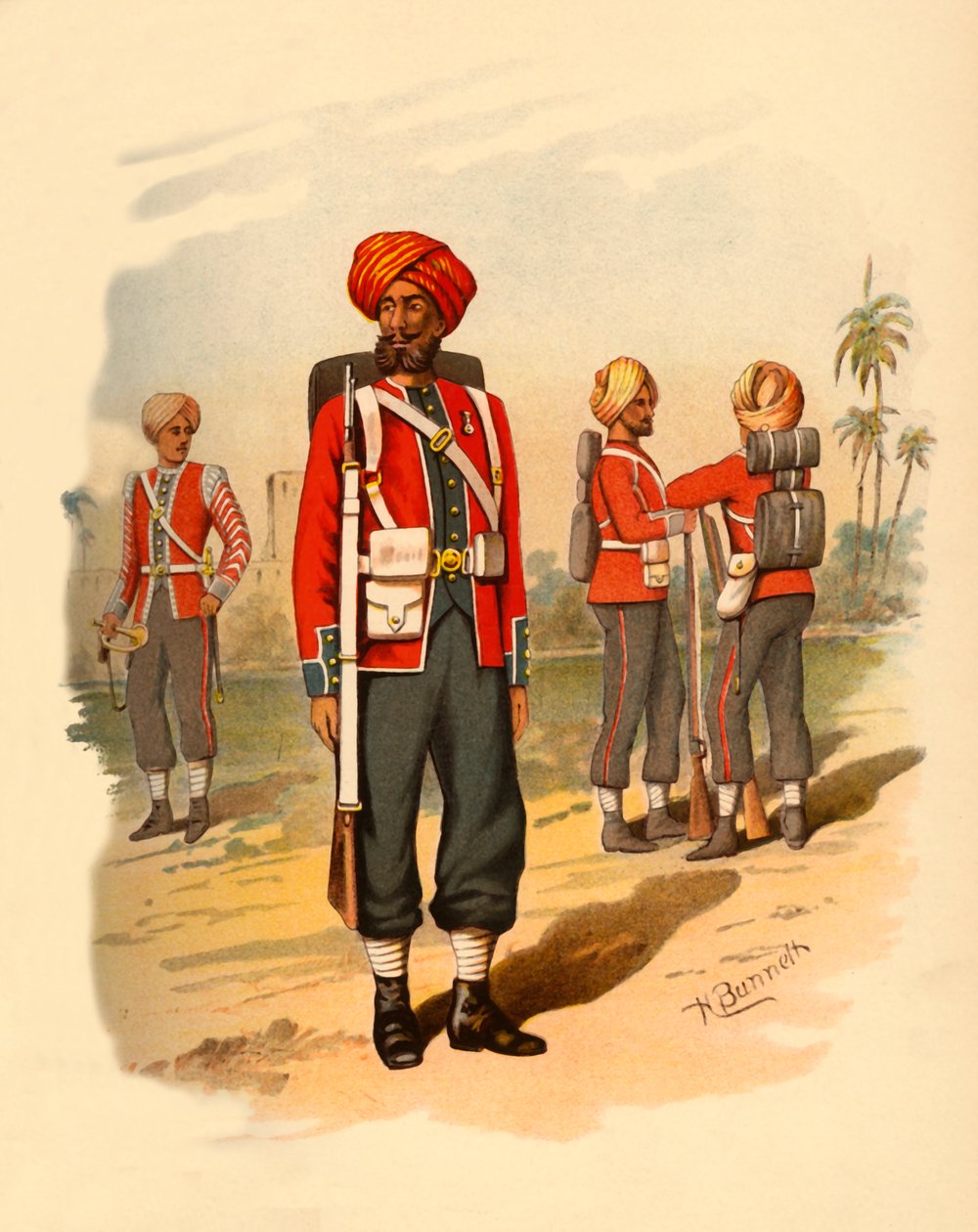 15° Sikh, 1890 da Godfrey Douglas Giles