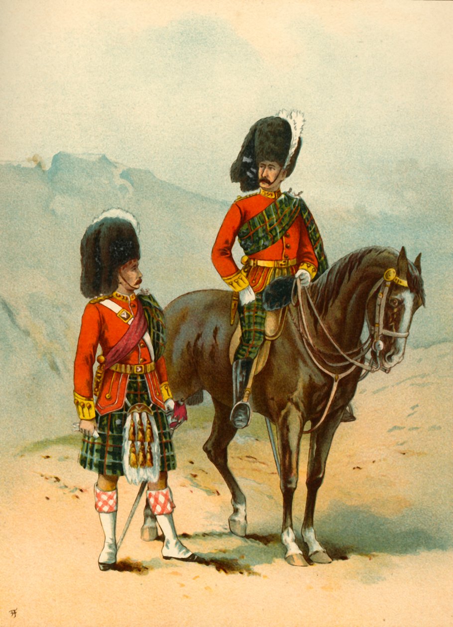 Il 72° - Seaforth Highlanders, 1890 da Godfrey Douglas Giles