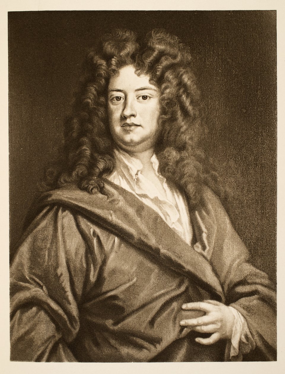 Charles Montagu, conte di Halifax, pub. 1902 da Godfrey Kneller