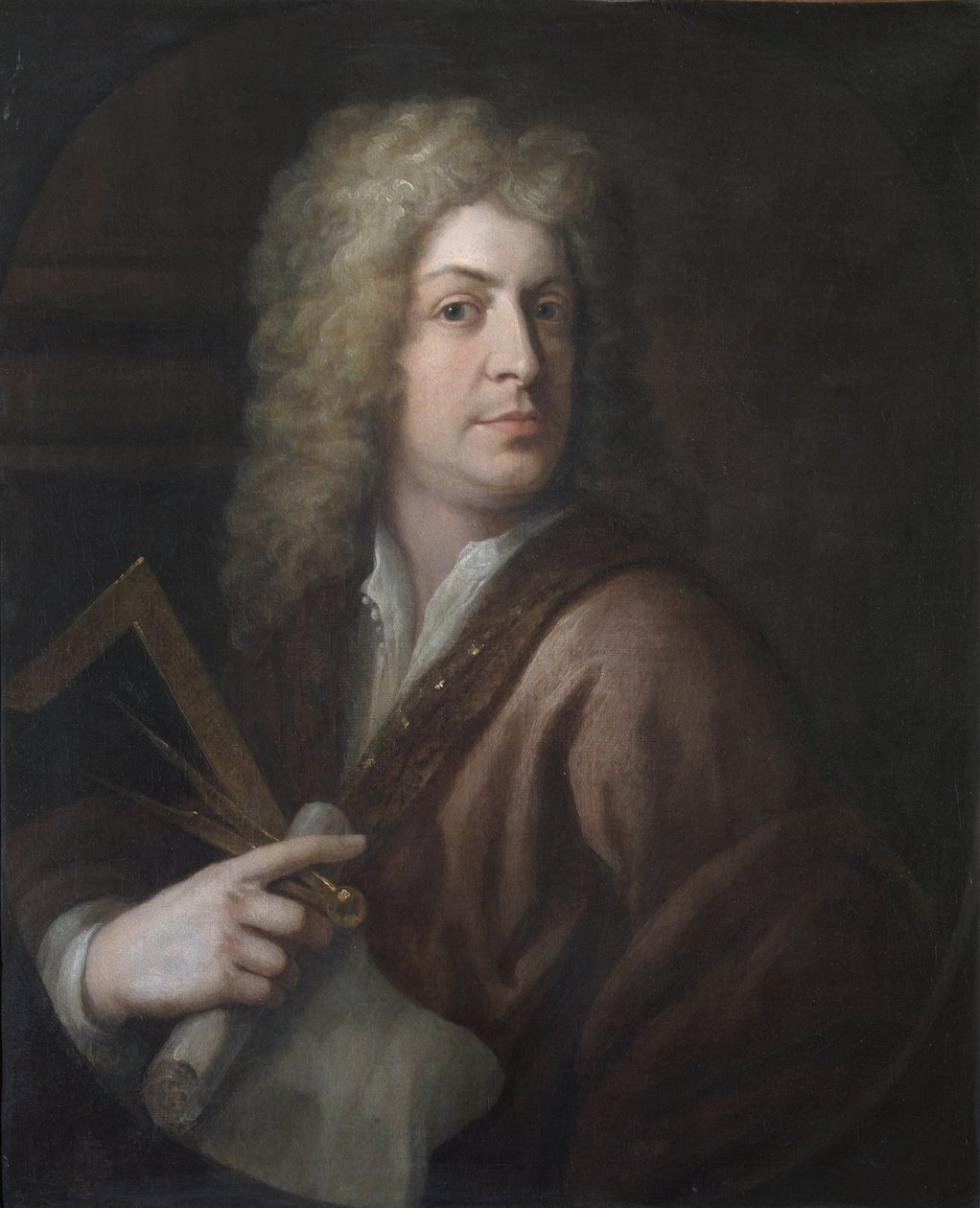 Edward Strong, c.1710 da Godfrey Kneller