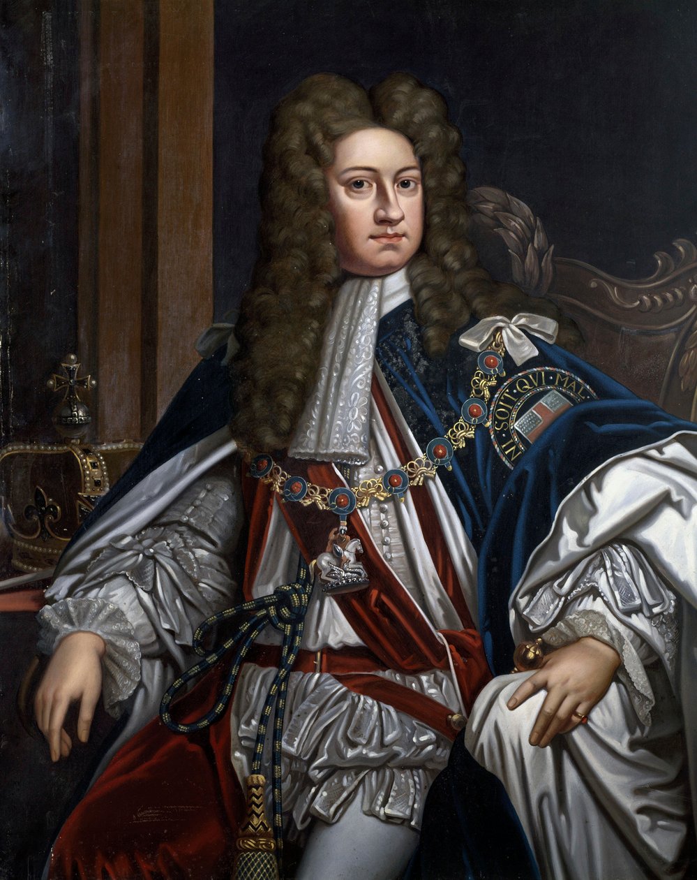 Ritratto di Giorgio I, Re di Gran Bretagna (1660-1727) da Godfrey Kneller
