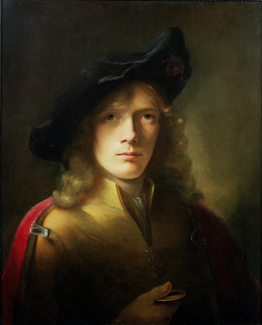 Ritratto di un Giovane Uomo con una Medaglia da Godfrey Kneller