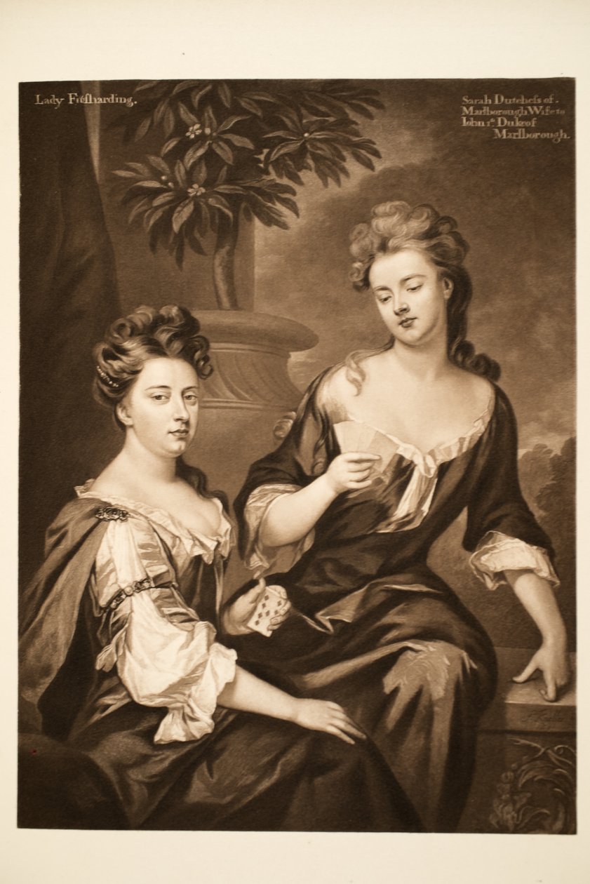 Sarah, Duchessa di Marlborough e Lady Fitzharding, pub. 1902 da Godfrey Kneller
