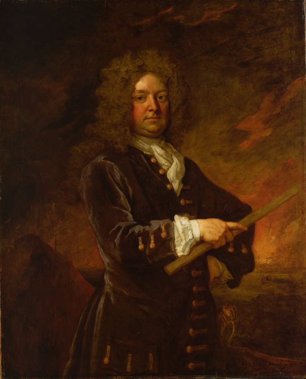 Viceammiraglio Sir John Leake (1656-1720), fine XVII - inizio XVIII secolo da Godfrey Kneller