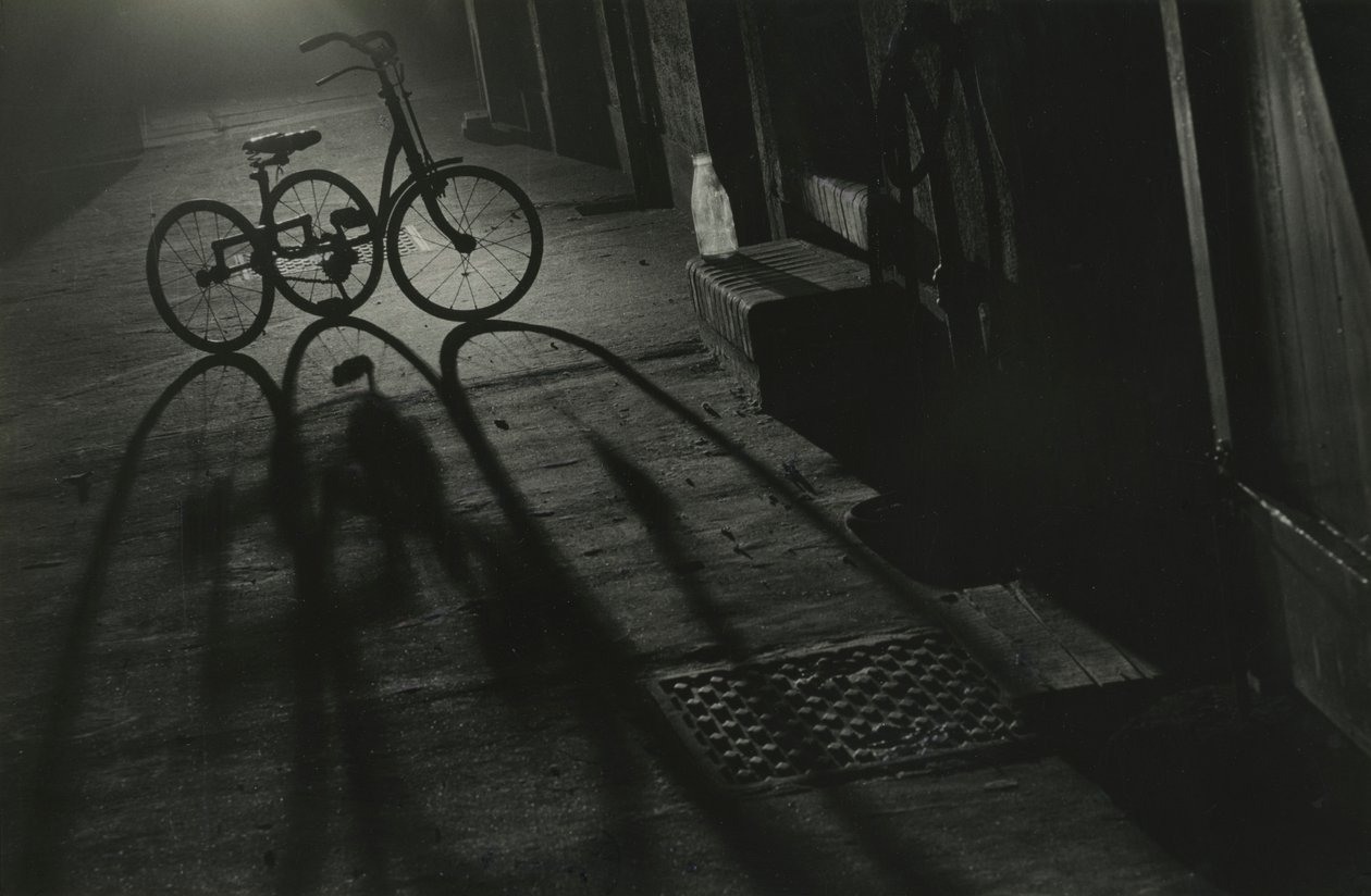 Sagoma di un triciclo di notte da Godfrey Macdominic