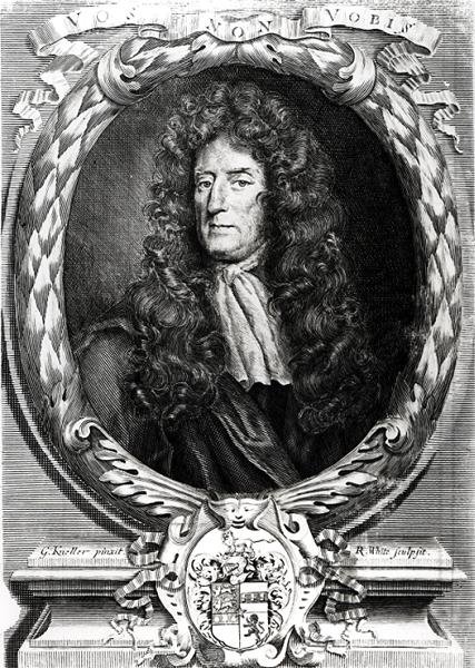 Ritratto di Sir Roger LEstrange (1616-1704) da Godfrey after Kneller