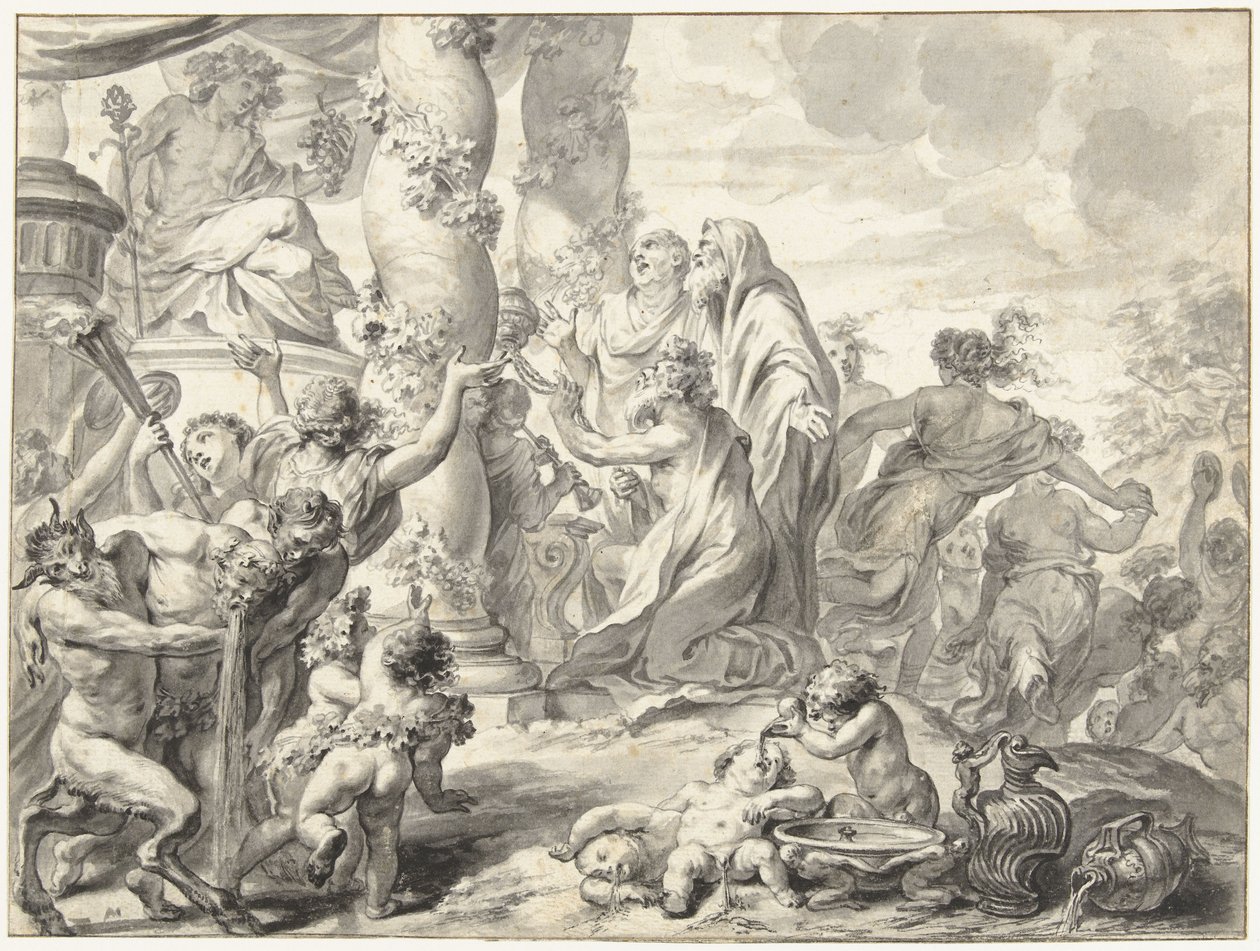 Il sacrificio di Bacco da Godfried Maes