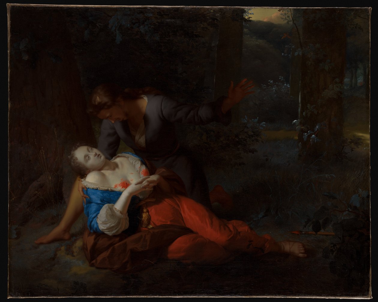 Cefalo e Procri da Godfried Schalcken