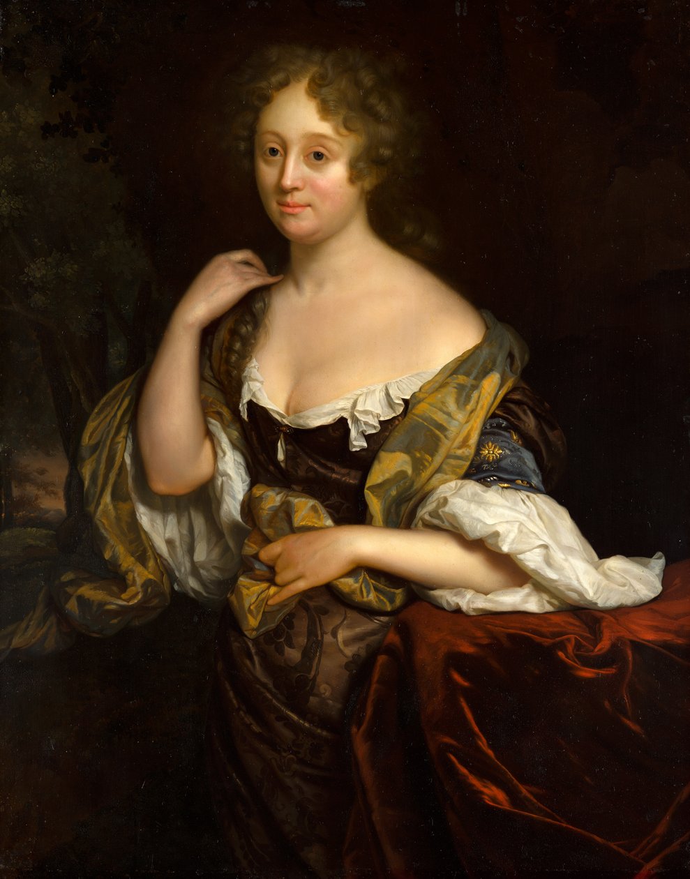 Ritratto di Isabella Agneta Deutz (1658-1694/96) da Godfried Schalcken