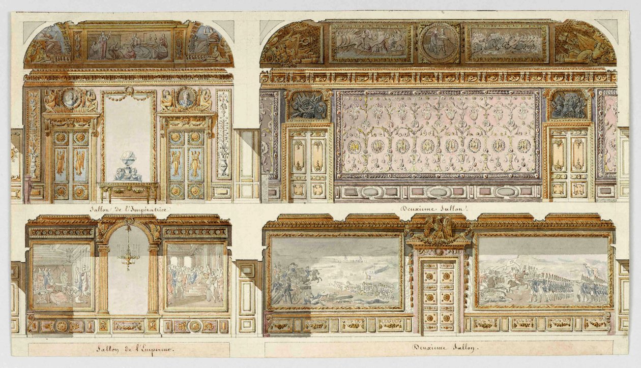 Progetto di decorazioni degli appartamenti dell