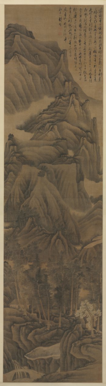 Paesaggio nello stile di Dong Yuan e Juran, c. 1650 da Gong Xian