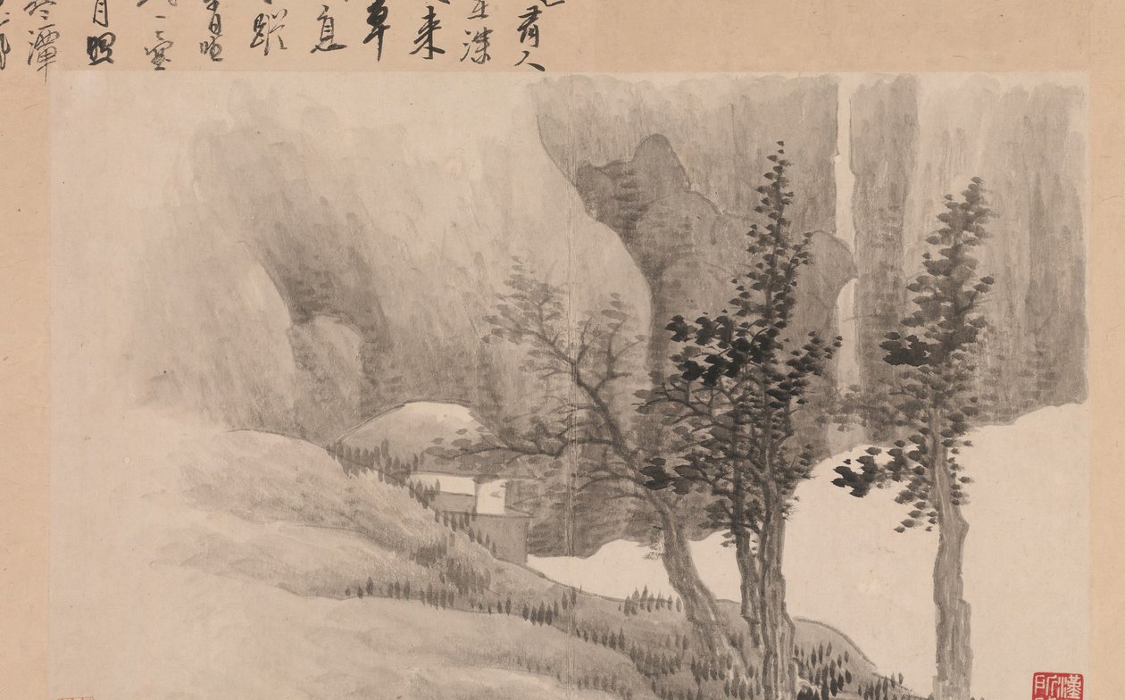 Paesaggi con poesie da Gong Xian