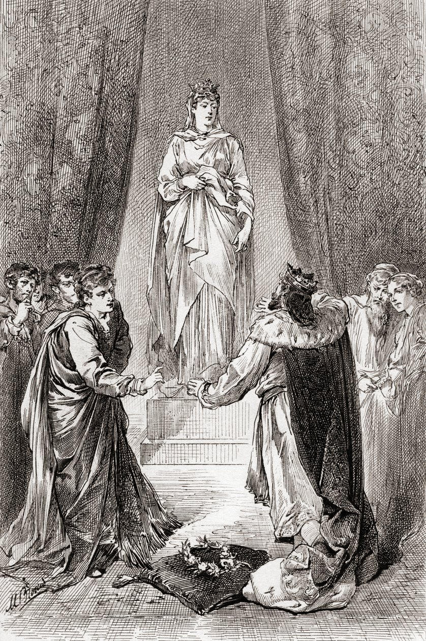 Una scena dal dramma di William Shakespeare Il racconto d