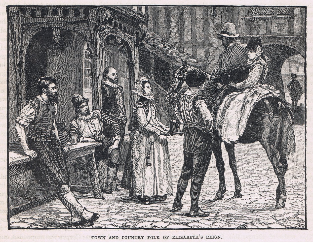 Gente di Città e di Campagna del Regno di Elisabetta da Gordon Frederick Browne