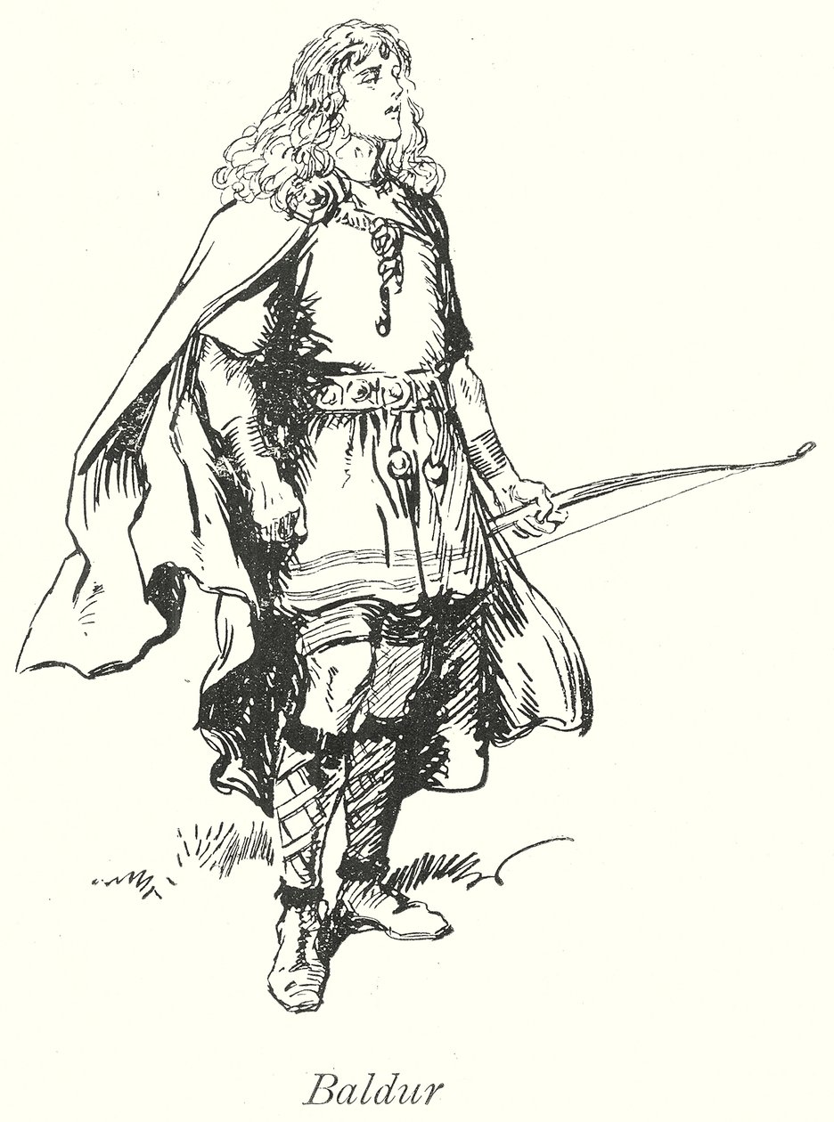 Baldur (litografia) da Gordon Frederick (after) Browne
