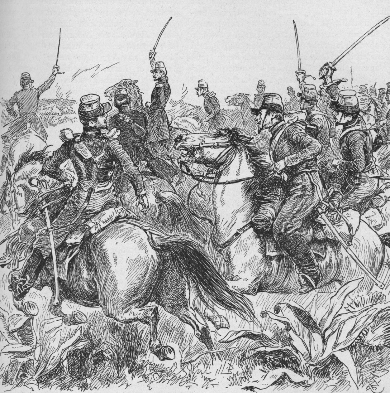 Catturato da un colpo audace, Smalah di Abd-El-Kadr, 1902 da Gordon Frederick Browne