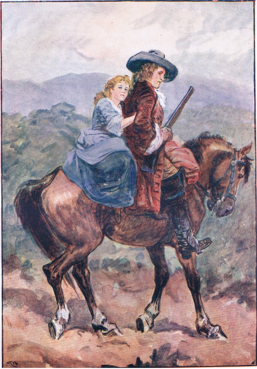 "Ora posso piangere quanto voglio", da Lorna Doone pub. da W & R Chambers Ltd, 1921 da Gordon Frederick Browne