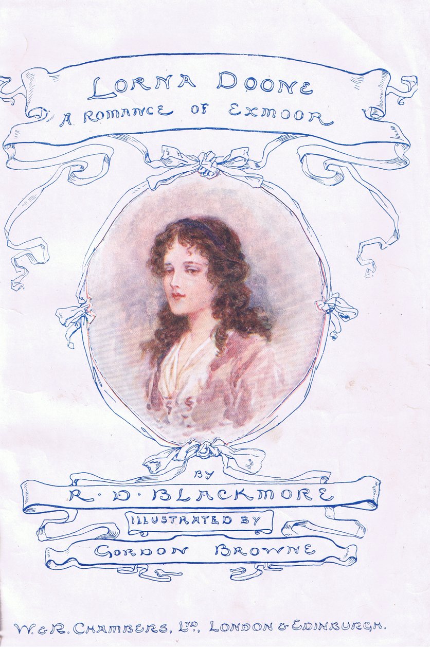 Pagina del titolo, da Lorna Doone pub. da W & R Chambers Ltd da Gordon Frederick Browne