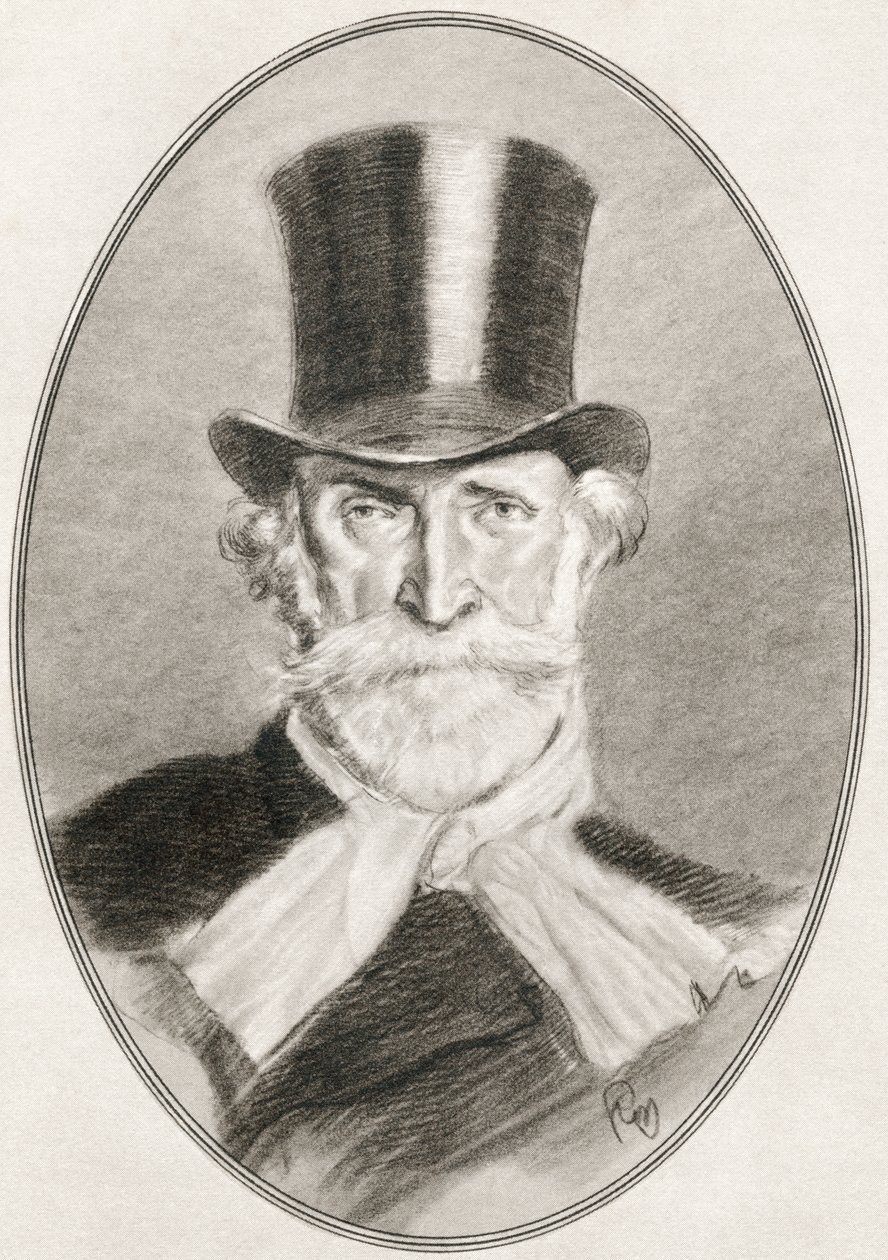 Giuseppe Fortunino Francesco Verdi, da Living Biographies of Great Composers da Gordon Ross